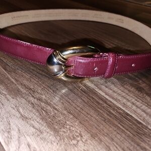 LIZ Claiborne Genuine Leather Belt Size Large Vintage